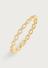 Load image into Gallery viewer, Anabel Aram Enchanted Forest Chain Hinged Bangle
