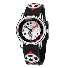 Load image into Gallery viewer, Black Soccer Watch