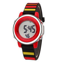Load image into Gallery viewer, Colourful Stripes Digital Sports Watch