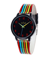 Load image into Gallery viewer, Coloured Stripes Watch