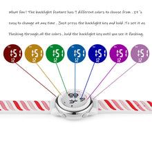 Load image into Gallery viewer, Pink Swirls Digital Sports Watch