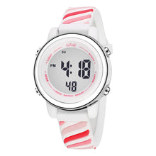 Load image into Gallery viewer, Pink Swirls Digital Sports Watch