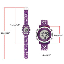 Load image into Gallery viewer, Purple Hearts Digital Sports Watch