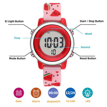 Load image into Gallery viewer, Watermelon Sprinkle Digital Sports Watch