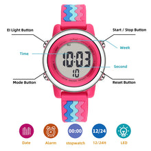 Load image into Gallery viewer, Colourful Ripple Digital Sports Watch