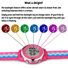 Load image into Gallery viewer, Colourful Ripple Digital Sports Watch
