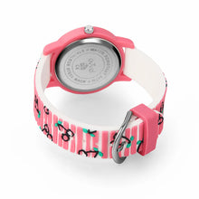 Load image into Gallery viewer, Pink Stripes Cherry Digital Sports Watch