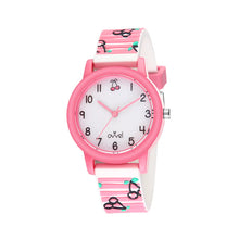 Load image into Gallery viewer, Pink Stripes Cherry Watch
