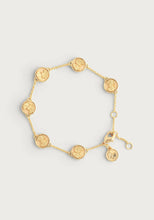 Load image into Gallery viewer, Anabel Aram Butterfly Coin Charm Bracelet