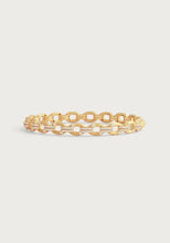 Load image into Gallery viewer, Anabel Aram Enchanted Forest Chain Hinged Bangle
