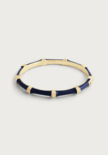 Load image into Gallery viewer, Anabel Aram Bamboo Enameled Hinged Bangle
