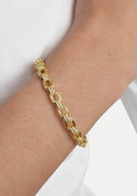 Load image into Gallery viewer, Anabel Aram Enchanted Forest Chain Hinged Bangle
