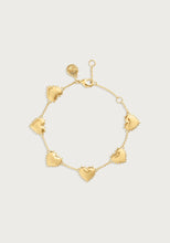 Load image into Gallery viewer, Anabel Aram Heart Station Bracelet
