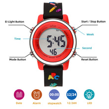 Load image into Gallery viewer, School Supplies Digital Sports Watch
