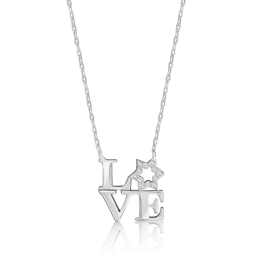 Love Magen David Necklace