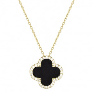 CZ Clover Necklace