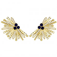 Load image into Gallery viewer, Half Starburst Earrings
