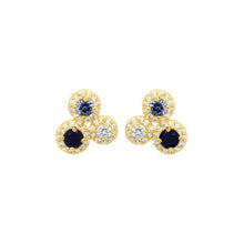 Load image into Gallery viewer, Triple Circle Stud Earrings
