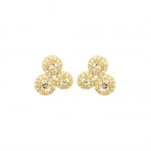 Load image into Gallery viewer, Triple Circle Stud Earrings

