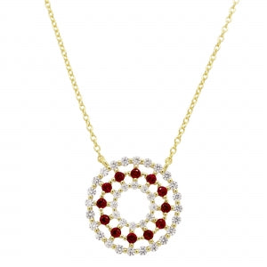 CZ Circle Necklace