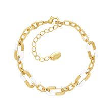 Load image into Gallery viewer, Pattern Block Ovals Link Bracelet
