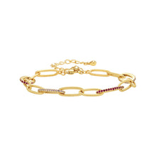 Load image into Gallery viewer, Dainty Matte Links Bracelet
