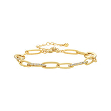 Load image into Gallery viewer, Dainty Matte Links Bracelet
