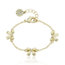 Load image into Gallery viewer, Triple Bow Chain Bracelet
