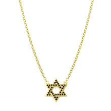 Load image into Gallery viewer, Pave Small Magen David Necklace
