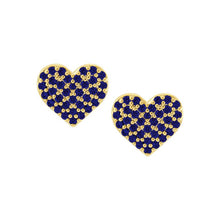 Load image into Gallery viewer, Pavé Heart Stud Earring
