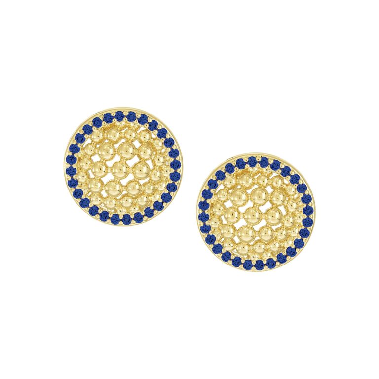 Mesh Dome Stud Earring