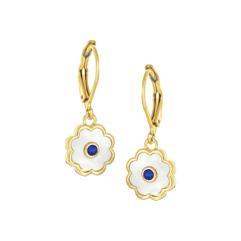 Soft Mother-of-Pearl Flower Earring