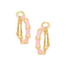 Load image into Gallery viewer, Enamel Logs Huggie Earring
