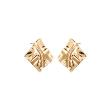 Load image into Gallery viewer, Fluid Square Shape Drop Stud Earring
