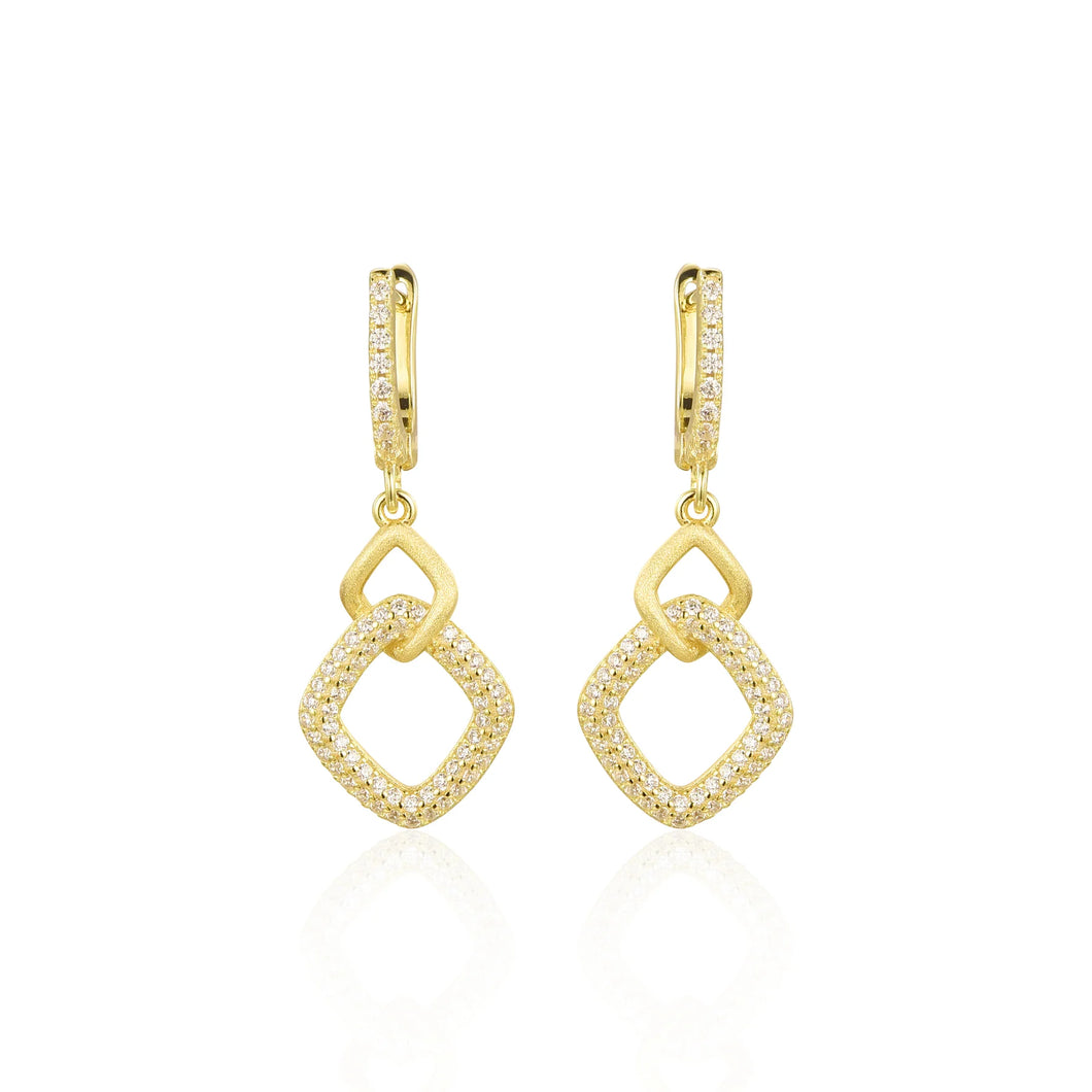 Interlocking Dangling Earrings