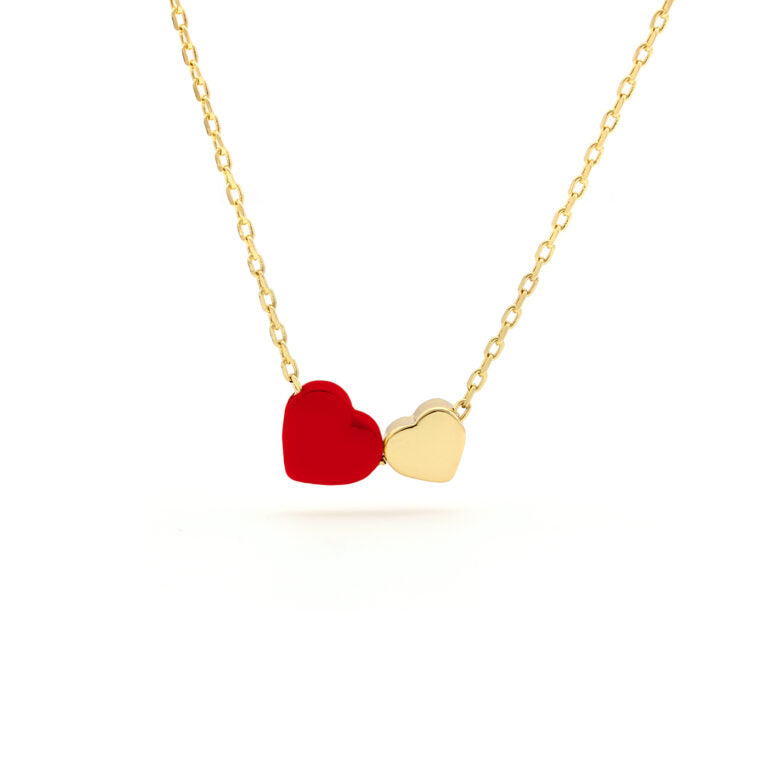 Double Candy Heart Pendant