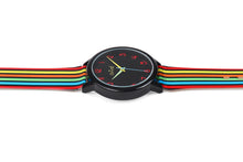 Load image into Gallery viewer, Coloured Stripes Watch
