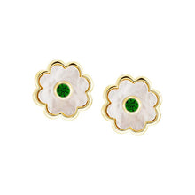 Load image into Gallery viewer, Soft Mother-of-Pearl Flower Stud Earring
