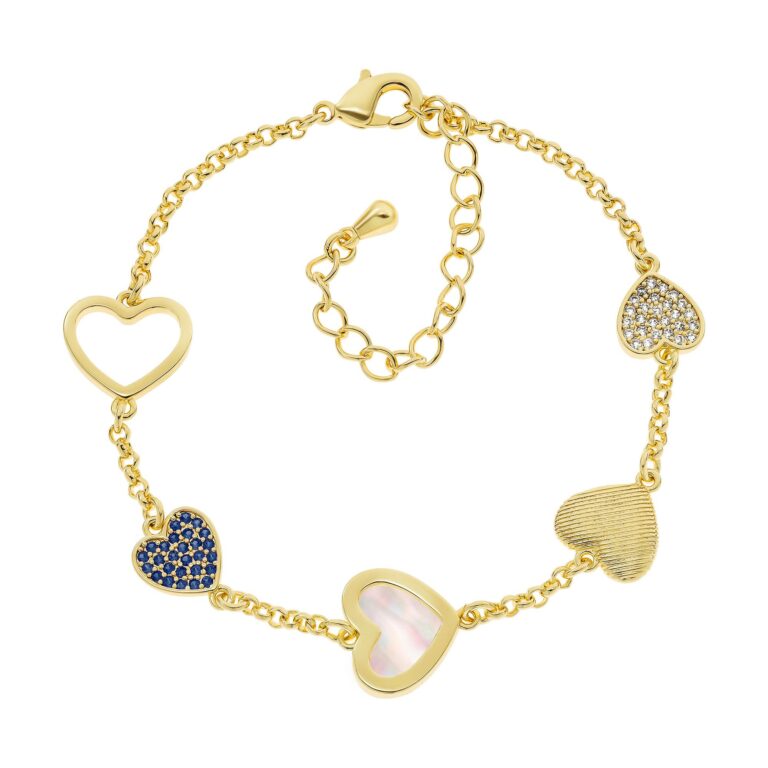 Varied Hearts Bracelet