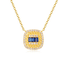 Load image into Gallery viewer, Baguette Stones Square Shape Necklace
