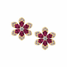 Load image into Gallery viewer, Classy Teenage Flower Stud Earring
