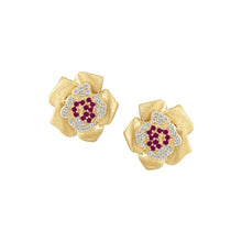 Load image into Gallery viewer, Ruffled Flower Stud Earring
