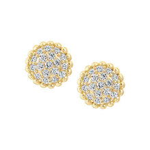 Load image into Gallery viewer, Chic Pave Dome Stud Earring

