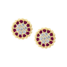 Load image into Gallery viewer, Chic Pave Dome Stud Earring
