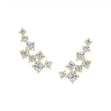 Load image into Gallery viewer, Fine Diamond Crawler Stud Earring
