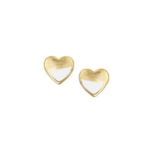 Load image into Gallery viewer, Enamel Dipped Heart Stud Earring
