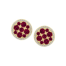 Load image into Gallery viewer, Bold Diamond Circle Stud Earring
