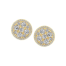 Load image into Gallery viewer, Bold Diamond Circle Stud Earring
