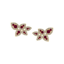 Load image into Gallery viewer, Leaves Statement Stud Earring
