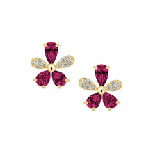 Load image into Gallery viewer, Multi Petal Flower Stud Earring
